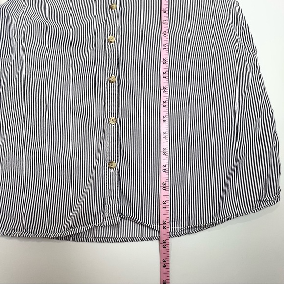 Abercrombie & Fitch Striped Belted Shirt Dress Small - Picture 10 of 11